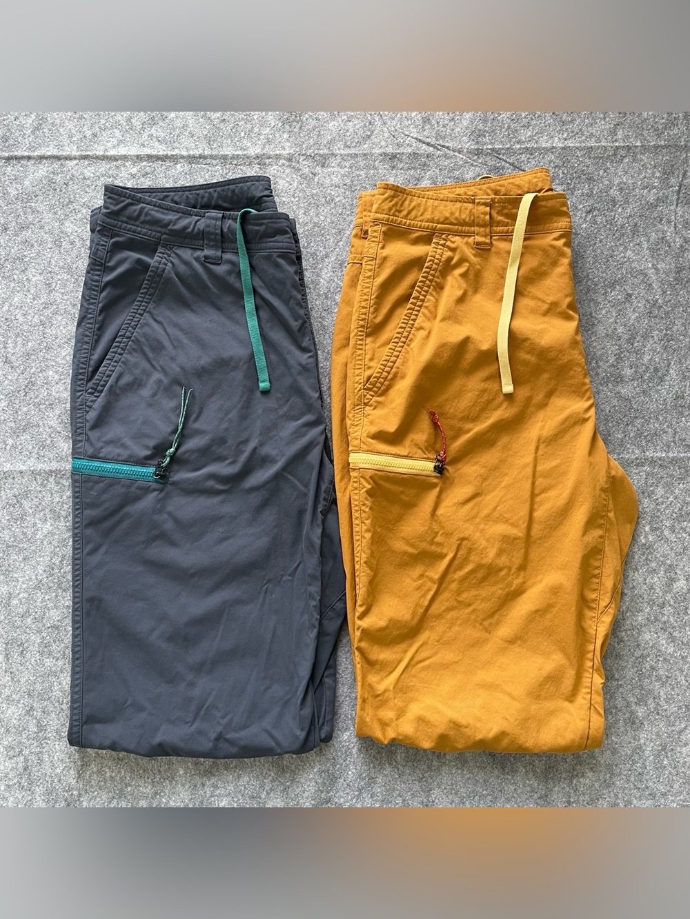 REI Co-op Trailmade Hiking Pants Mens Size 32x32 Lot of 2 - Gray Brown Cargo